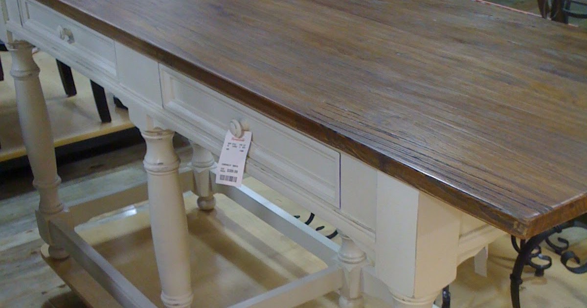 Scarlet Sashes Sofa Table Redo