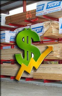 picture of building materials and rising costs