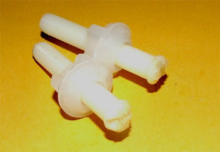 picture of deteriorated plastic Toto SoftClose Toilet Seat Bolts