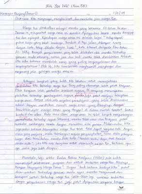 Laman Blog Cikgu Tan Cl Karangan Pelajar Saya