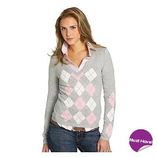 Esprit Argyle Sweater