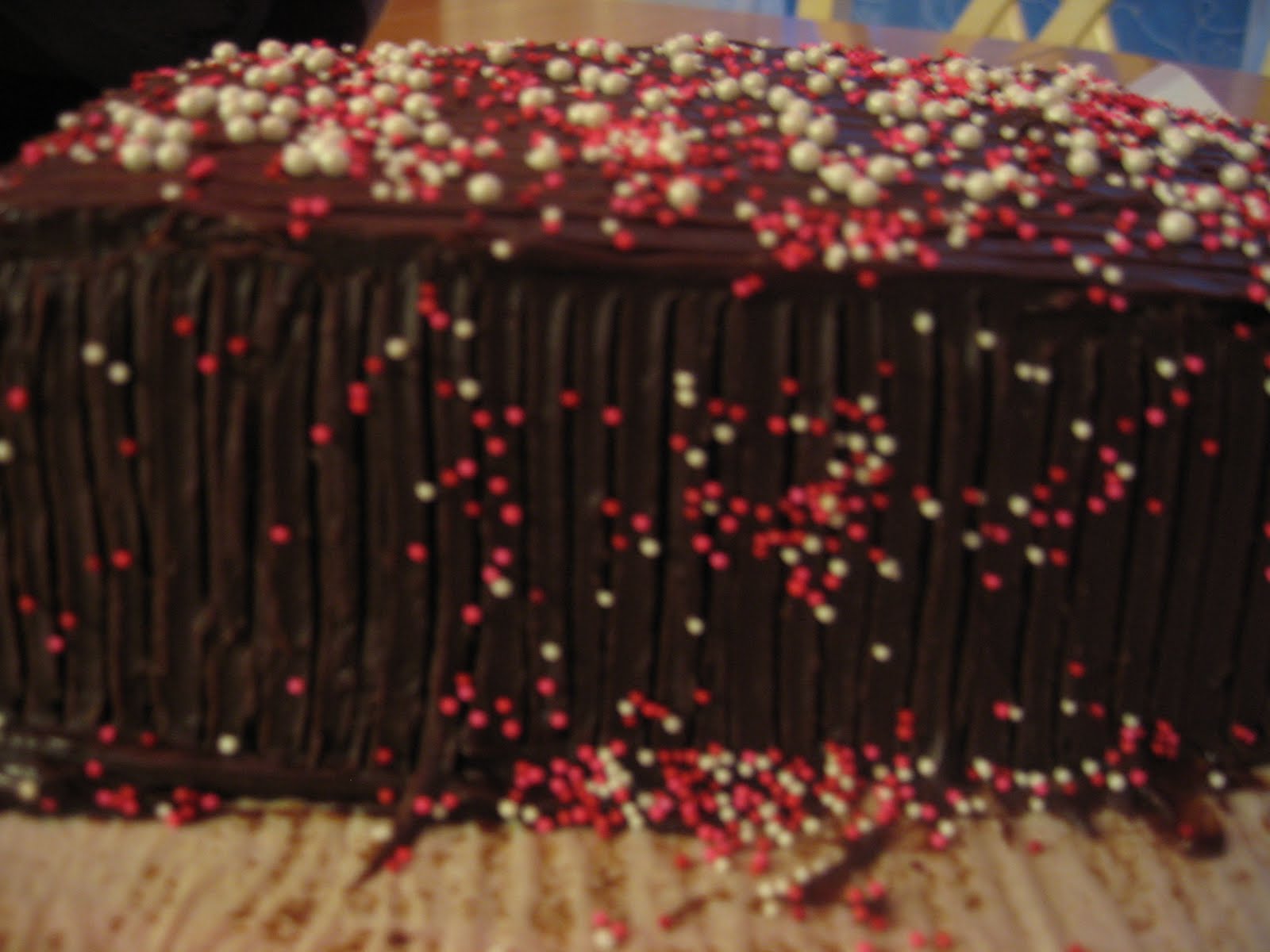 the monarch and the mrs kitchen Seventh Heaven Chocolate Truffle Cake