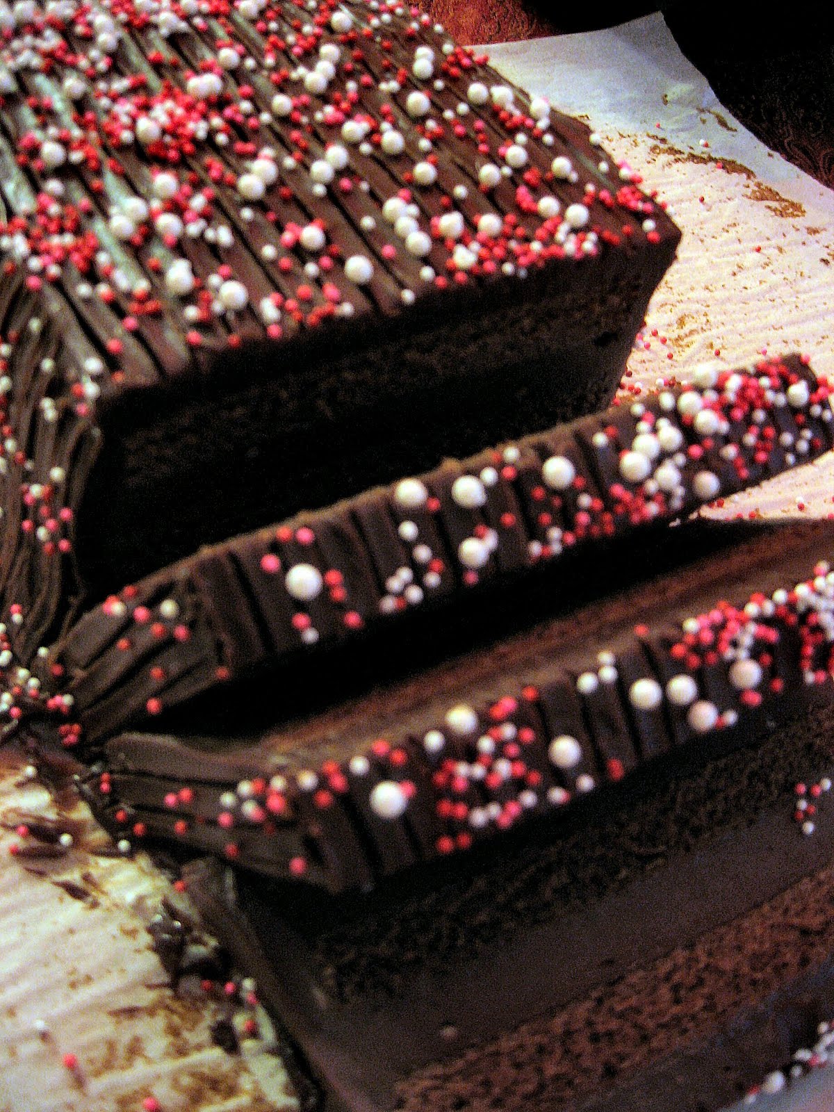 the monarch and the mrs kitchen Seventh Heaven Chocolate Truffle Cake