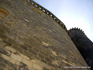Walls of the Bonaguil Castle