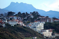 Guéthary seen from the sea