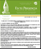 Boletín de Oración