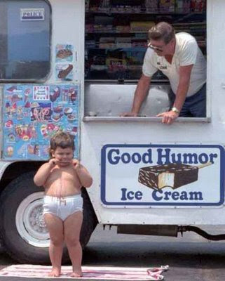 fat man eating ice cream. fat man eating ice cream.