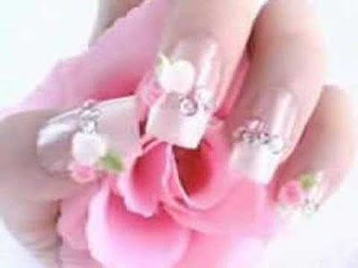 nail designs,  3d nail art, flower nails