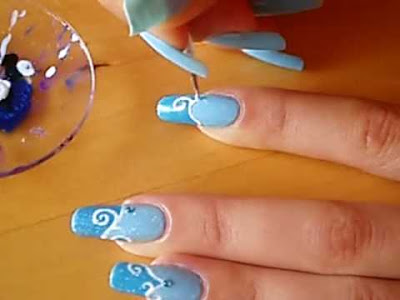 hand nail art  