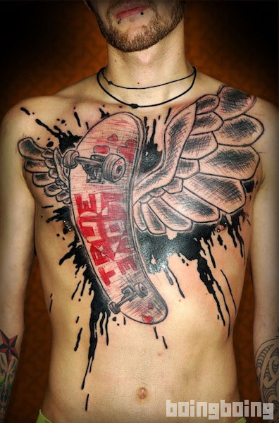 skaterboy wings tattoo pictures