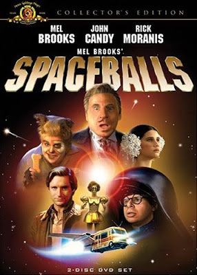 spaceballs movie poster, mel brooks, collectors edition, rick moranis