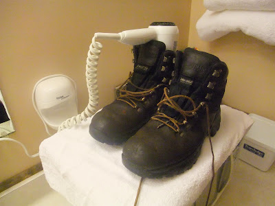 diy boot dryer, hotel hair dryer, how to dry wet boots