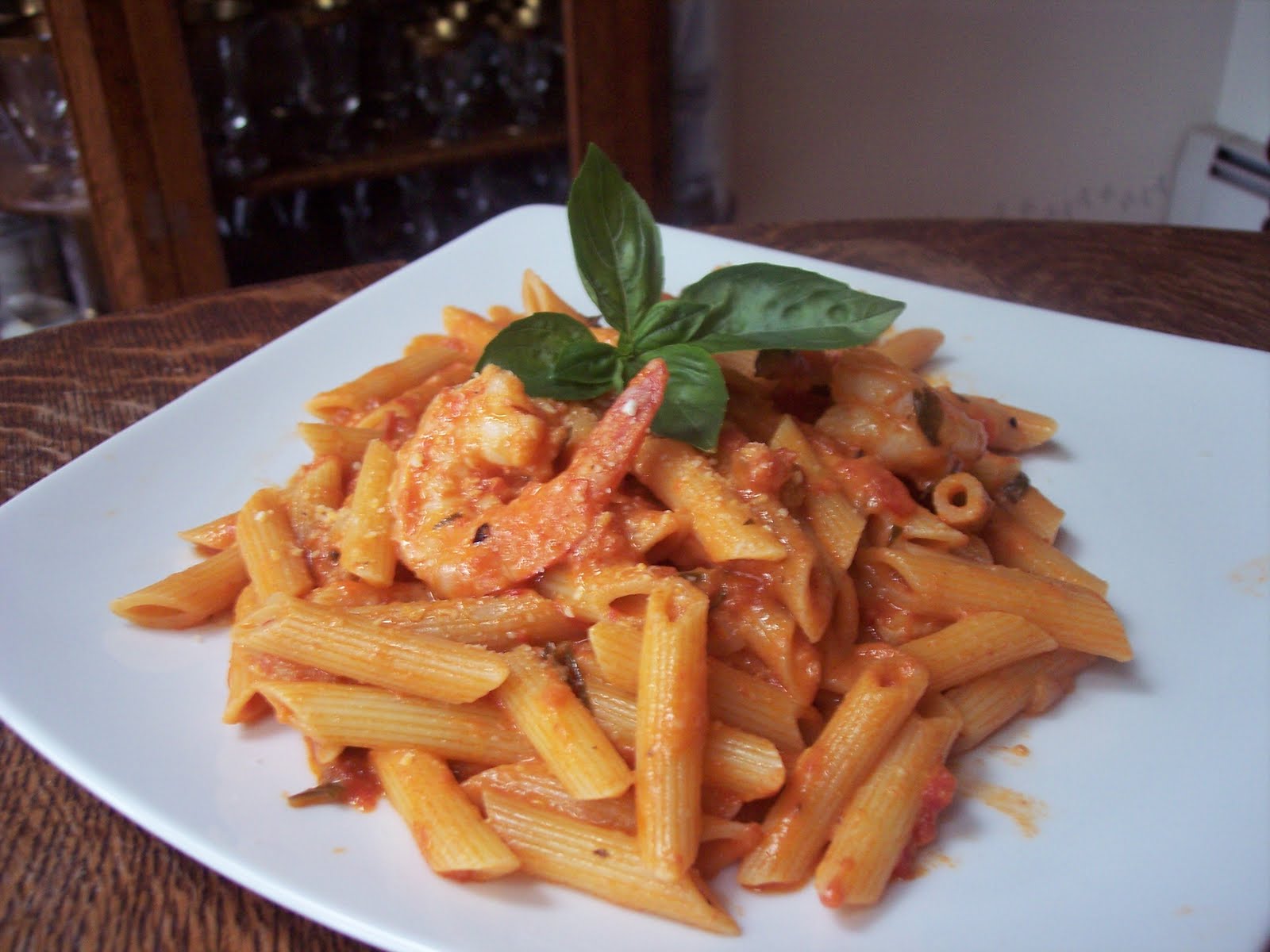 The Irish Mother Easy Penne with Shrimp and Vodka Sauce