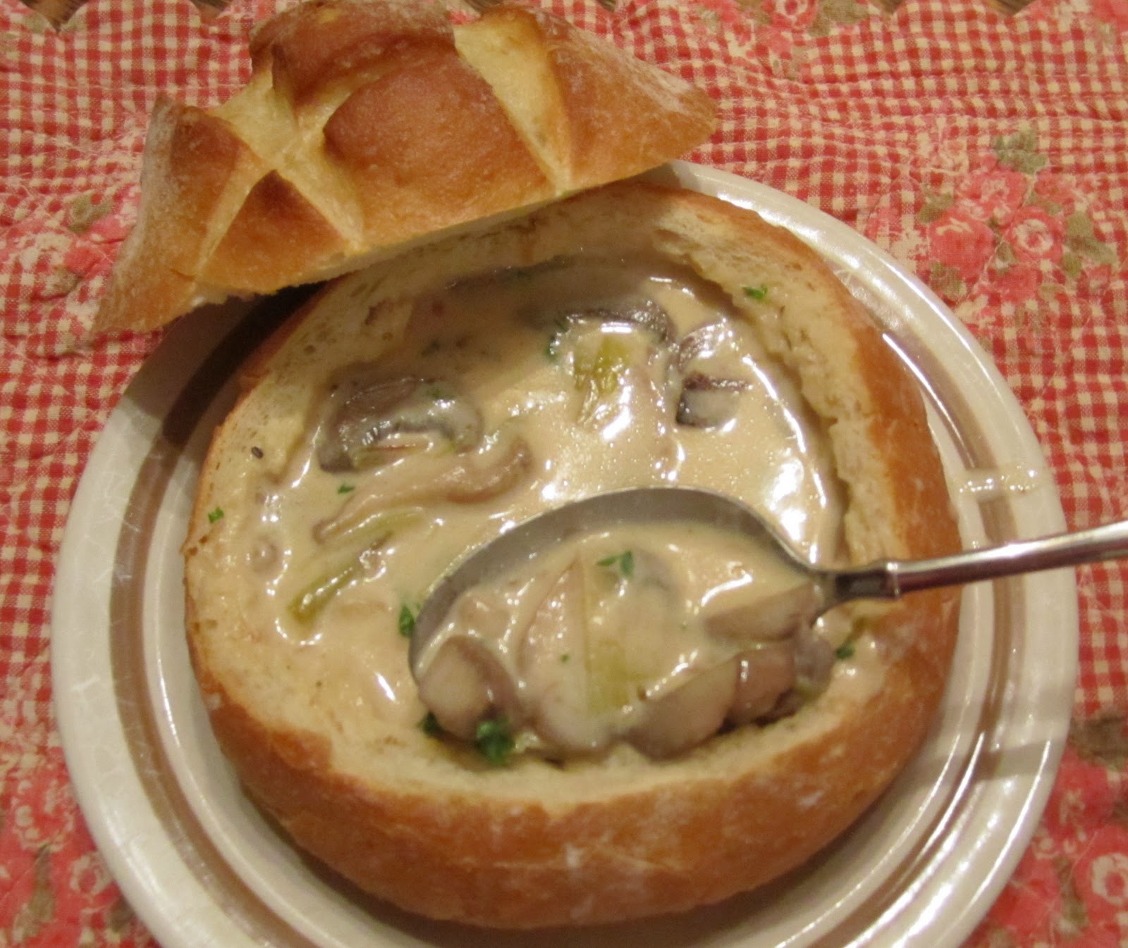 The Irish Mother Cream of Wild Mushroom and Leek Soup