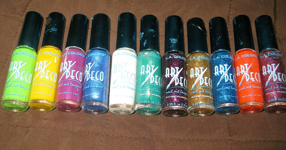 Playing with polish La Colors Art Deco nail art liners review