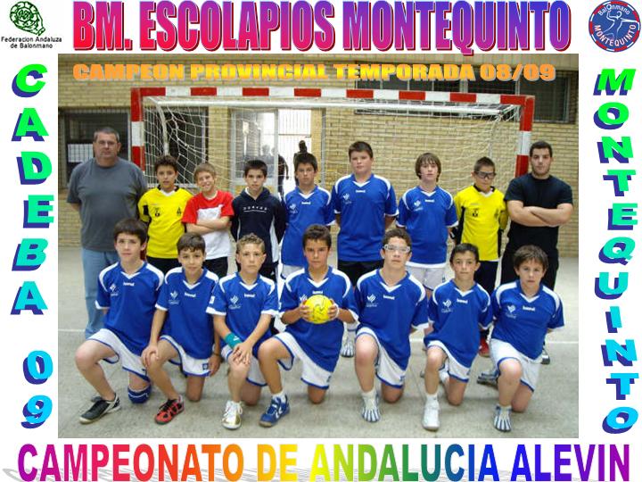 CAMPEONATO DE ANDALUCIA ALEVIN (CADEBA-09)