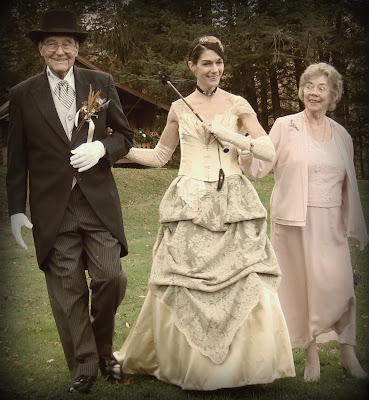 V used the lace shawl from her grandmother 39s wedding to create the removable V used the lace shawl from her grandmother 39s wedding to create the removable