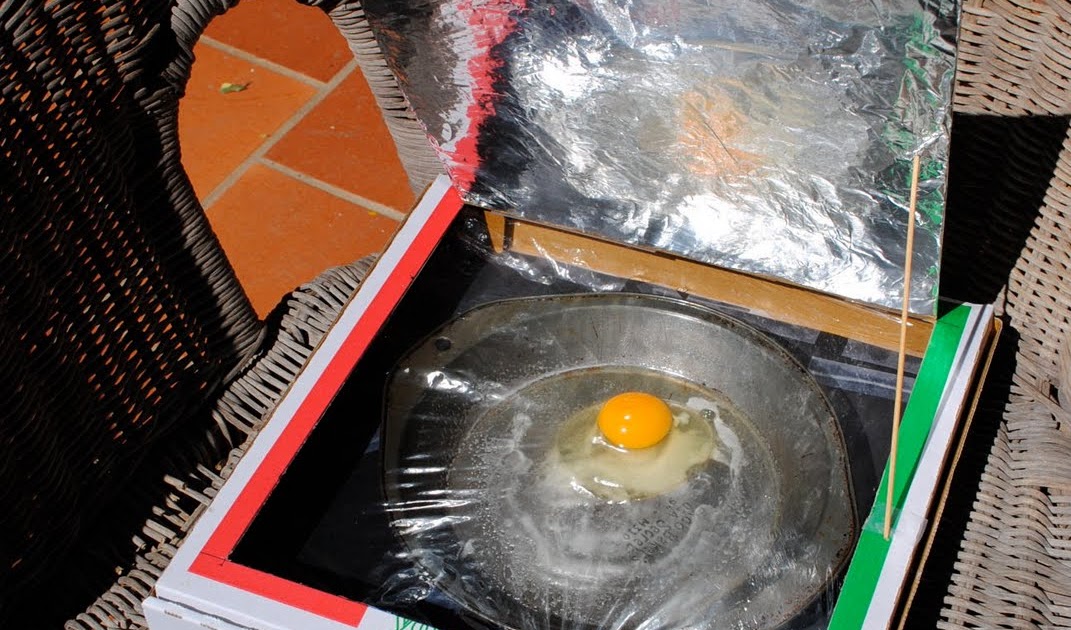 Adventures of a solar cooker the first test frying an egg