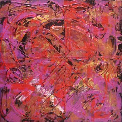Sentiment indien - 60 x 60 cm - 260 €