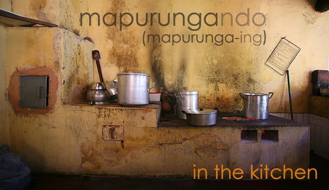 mapurungando in the kitchen