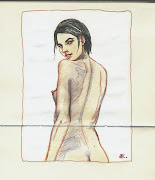 samedi 28 novembre 2009 dessin femme de dos sur car 