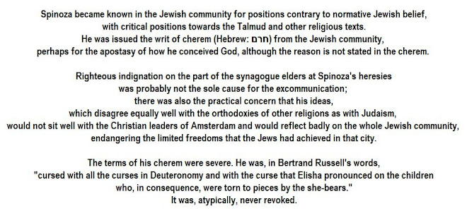 Spinoza's ideas disagree equally well with the orthodoxies of other religions as with Judaism