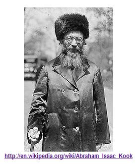 Abraham Isaac Kook (1865–1935)-the first Ashkenazi chief rabbi of the British Mandate for Palestine