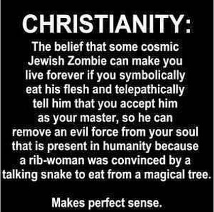 Christianity make sense. No?