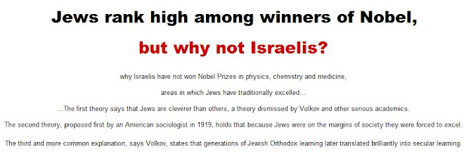 Jews rank high among winners of Nobel