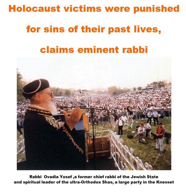 Holocaust victims were punished