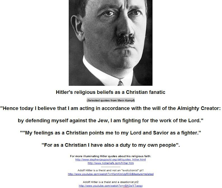 Hitler's religious beliefs as a Christian
