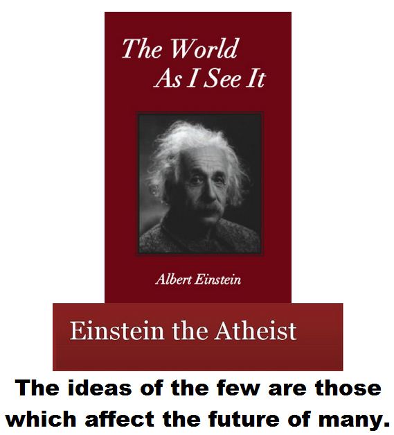 Click to view my blog Einstein the Atheist.