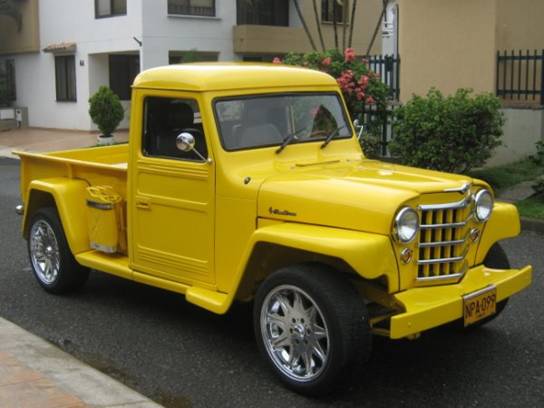 Willys 1949 pick up versi n Hotrod Fidel Uribe Carvajal un hombre recio 