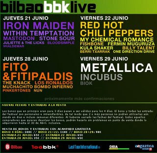 VUELVEN LOS MÁS GRANDES!!! Bilbao+bbk+live