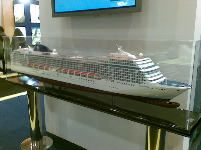 Modelo do navio MSC Orchestra