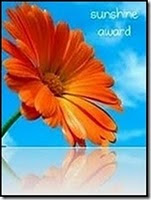 SUNSHINE AWARD FROM SYLVIA - TO BE PASSED ON TO 12 OF MY LOVELY FOLLWERS, LISTED BELOW.....!