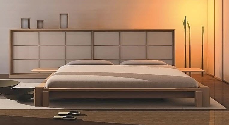 Hogar decoración y diseño: camas matrimoniales Camas modernos con tablero