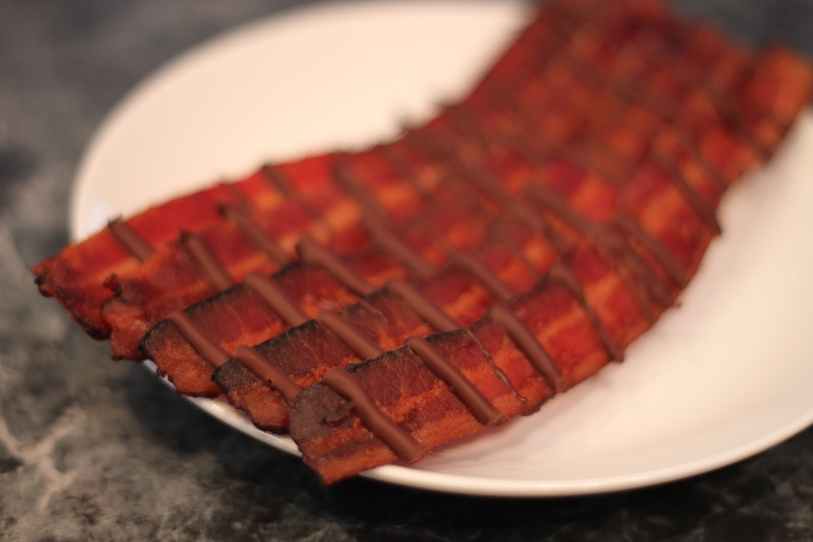 Good Clean Fun Dark Chocolate Drizzled Bacon