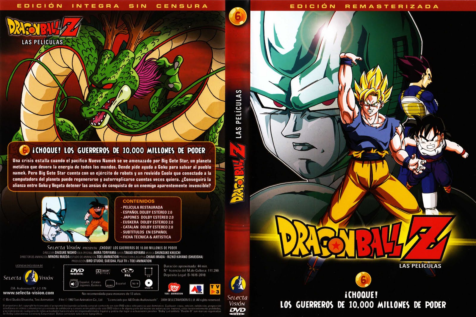 Pelicula El regreso de Cooler Goku Fans Latinoamerica