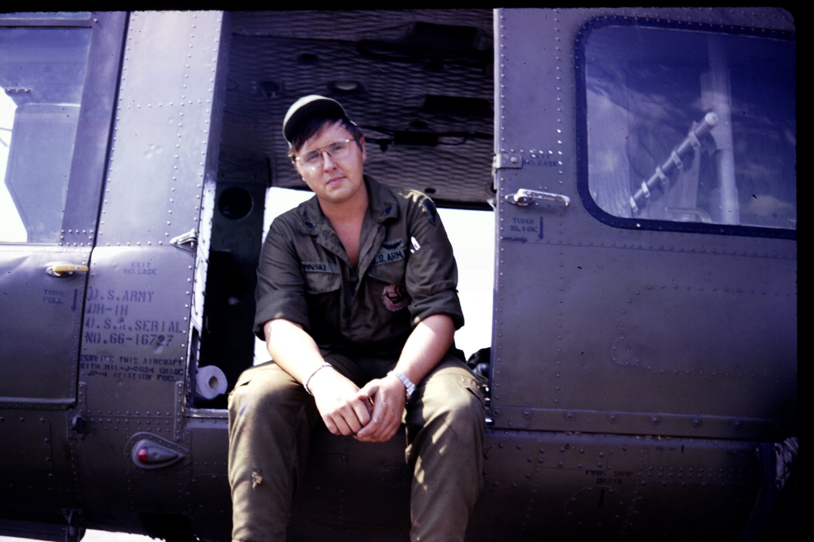 [197102xx-BobInHelicopterInView.JPG]