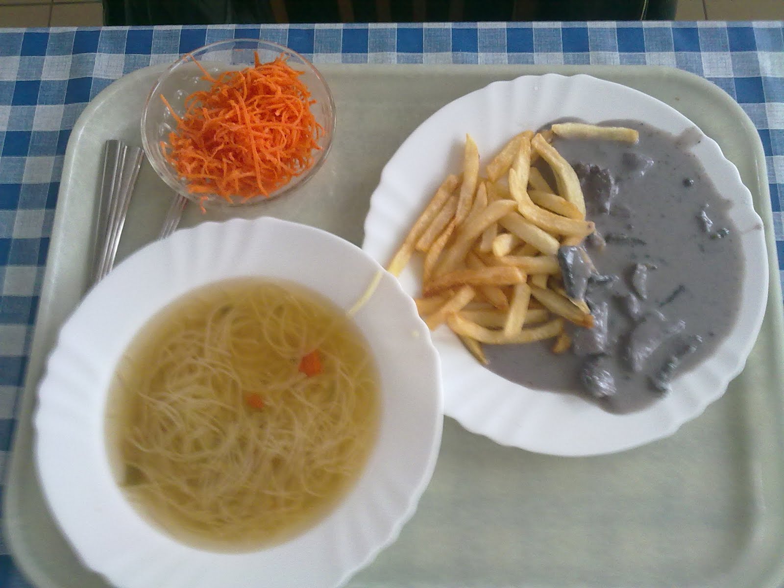 What's For School Lunch? Slovakia School Lunch Noodle Soup and