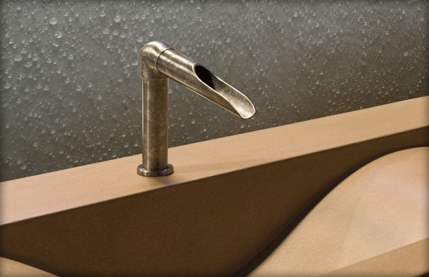 Kohler sink bath leaking handle from