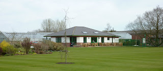 The Garden House Cafe and Plant World viewed from the Myerscough College Gardens