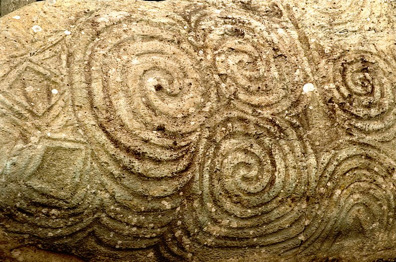 Newgrange Door Carving 2500  B.C.E.