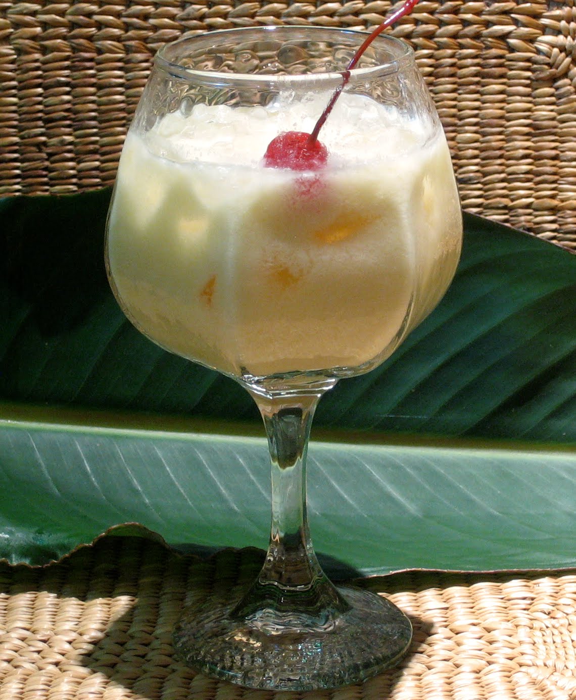 Fogged In Lounge Piña Colada, or Problems of Crushed Ice in Tropical