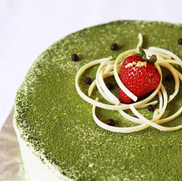 Gourmet Baking Green Tea Ice Cream Cake