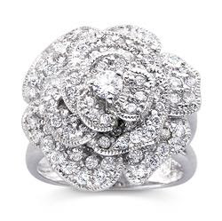 Catch the Bouquet White CZ Ring Catch the Bouquet White CZ Ring