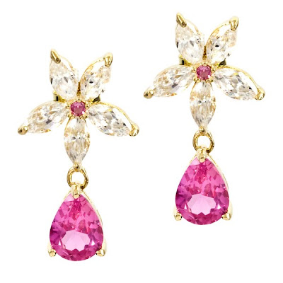 Maybell's Flower Pear Drop Earrings Maybell's Flower Pear Drop Earrings