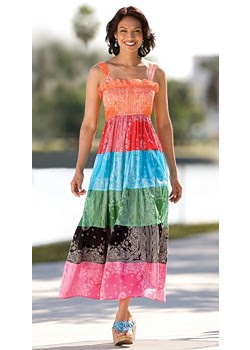 Tiered Bandeau Dress Tiered Bandeau Dress