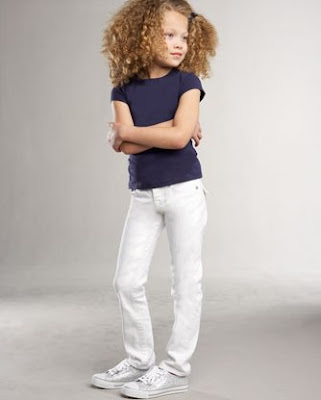Julie Straight-Leg Jeans, White Julie Straight-Leg Jeans, White